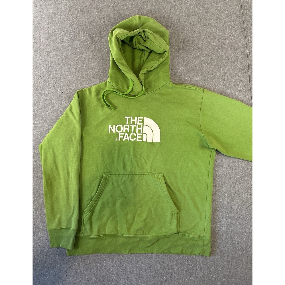 The North Face Green Men's Medium Pullover Hoodie Sweatshirt